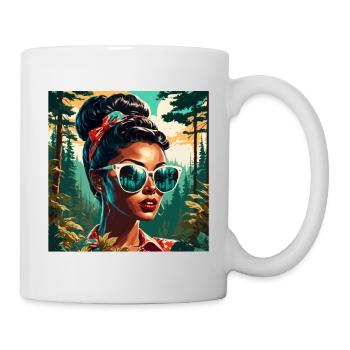 Rockabilly / Pin-up Girl / Girl Power / 50s - Mug - white - Right