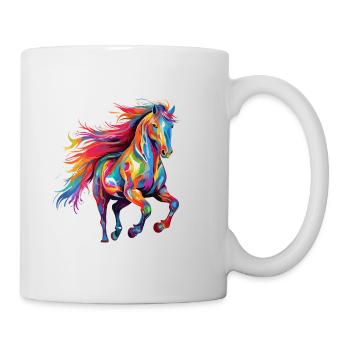 Horse Color Splash Color Splash Colorful - Mug - white - Right