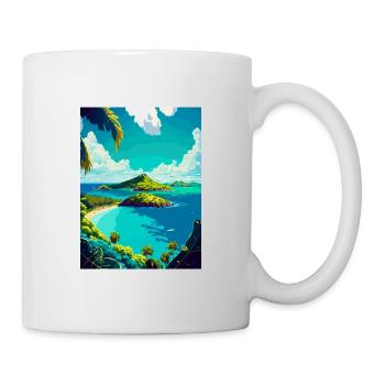 Saint Vincent And The Grenadines Caribbean Travel - Mug - white - Right