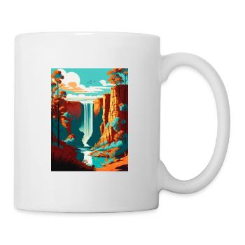 Kimberley Australia Vintage Travel Poster Souvenir - Mug - white - Right