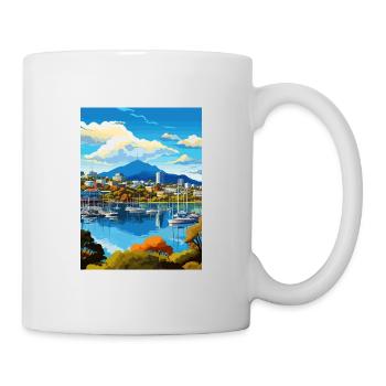 Hobart Australie Au Vintage voyage affiche Souvenir - Mug blanc - blanc - Droite