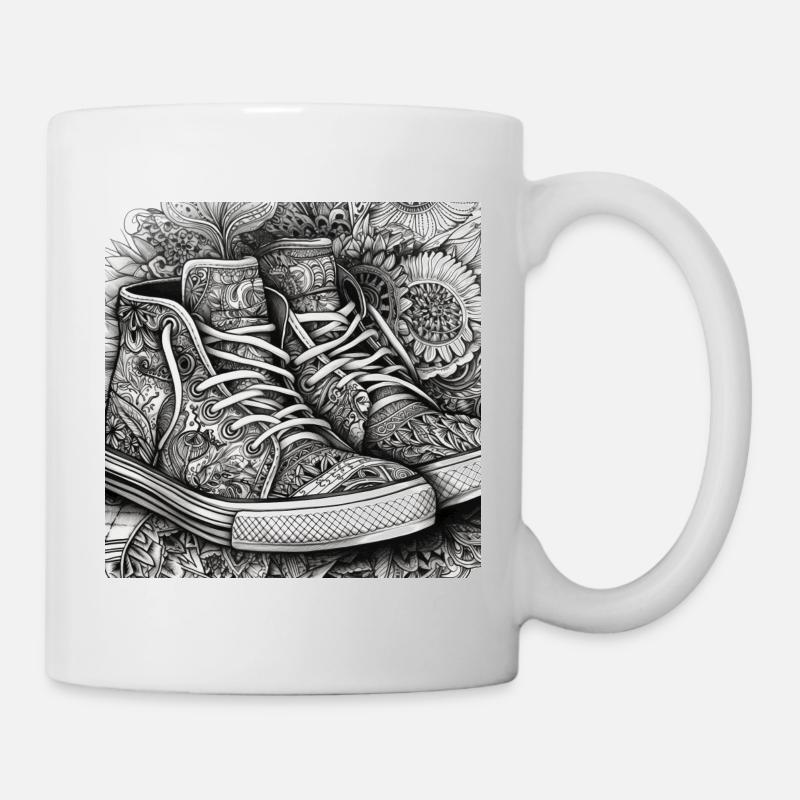 Sneaker - Tasse - Weiß