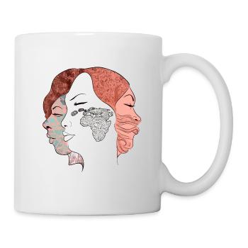 Les trois femmes n°2 - Mug blanc - blanc - Droite
