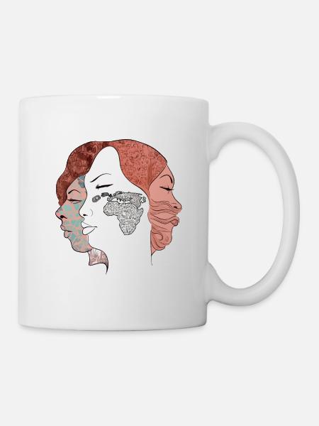 Die drei Frauen Nr. 2 - Tasse - Weiß