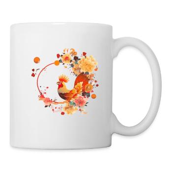 Coq du nouvel an chinois - Mug blanc - blanc - Droite