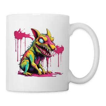Chupacabra / Sucking Creature / Monster /Spain - Mug - white - Right