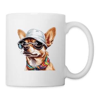 Chihuahua / small dog / animal / tiny / breed - Mug - white - Right