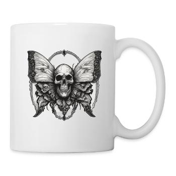 Papillon de nuit / animal / insecte / larve / ravageur - Mug blanc - blanc - Droite