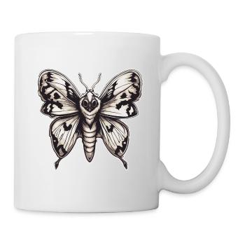 Papillon de nuit / animal / insecte / larve / ravageur - Mug blanc - blanc - Droite