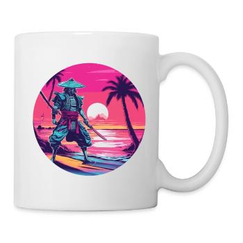 Samurai / Japanisch / Harakiri / Katana / Mann - Tasse - Weiß - Rechts