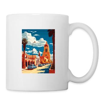 Guadalajara Dekoration Vintage Reiseposter WPA - Tasse - Weiß - Rechts