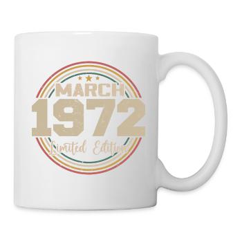 Awesome seit März 1934 Geburtstag 1934 Geschenk - Tasse - Weiß - Rechts