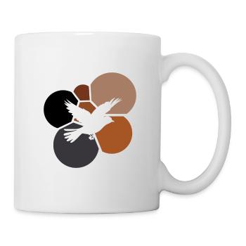 Ailes d’oiseaux animaux - Mug blanc - blanc - Droite