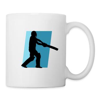 Pitcher Sport Cricketspieler - Tasse - Weiß - Rechts