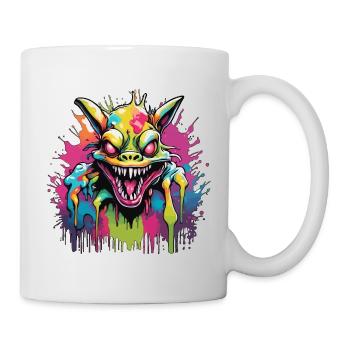 Chupacabra / Sucking Creature / Monster /Spain - Mug - white - Right