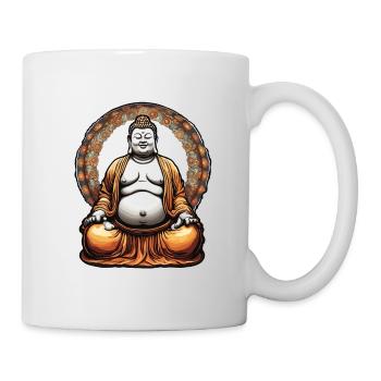 Buddha / Buddhismus / Glaube / Religion / Mantra - Tasse - Weiß - Rechts