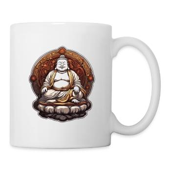 Buddha / Buddhismus / Glaube / Religion / Mantra - Tasse - Weiß - Rechts