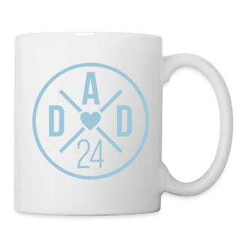 Dad 24 Vektor Farbwechsel möglich - Tasse - Weiß - Rechts