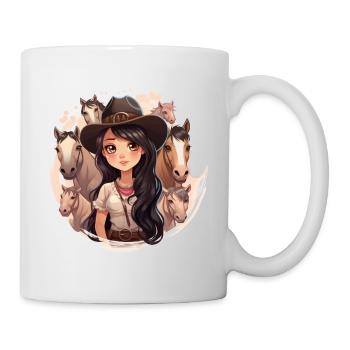 Horse Walk Horse Girl - Mug - white - Right