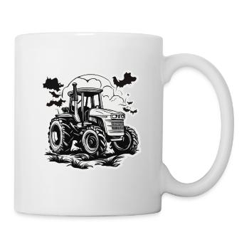 Tractor / Agriculture / Farmer / Field Work - Mug - white - Right
