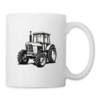 Tractor / Agriculture / Farmer / Field Work - Mug - white - Right