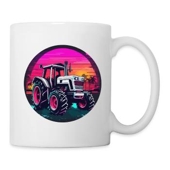 Tractor / Agriculture / Farmer / Field Work - Mug - white - Right