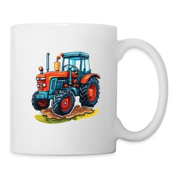 Tractor / Agriculture / Farmer / Field Work - Mug - white - Right