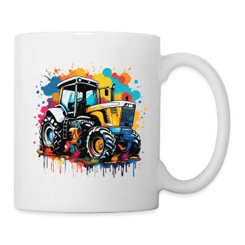 Tractor / Agriculture / Farmer / Field Work - Mug - white - Right