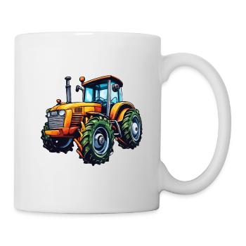 Tractor / Agriculture / Farmer / Field Work - Mug - white - Right