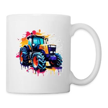 Tractor / Agriculture / Farmer / Field Work - Mug - white - Right