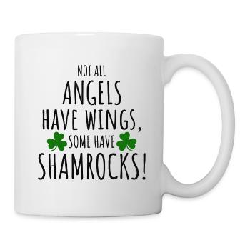 Shamrock Angels: Funny Irish Girl - Mug - white - Right