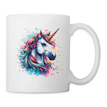 Unicorn colorful horse - Mug - white - Right