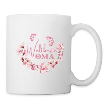 Weltbeste Oma Geburtstagsgeschenk - Tasse - Weiß - Rechts