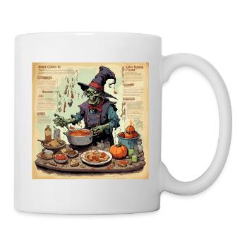 Witch's Handbook / Spellbook / Halloween / Autumn - Mug - white - Right