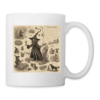 Witch's Handbook / Magic Book / Halloween / Autumn - Mug - white - Right