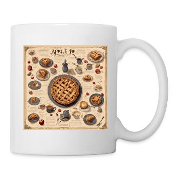 Manuel de la sorcière / grimoire / Halloween / automne - Mug blanc - blanc - Droite