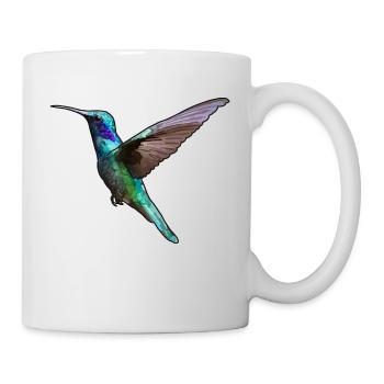 Kolibri - Tasse - Weiß - Rechts