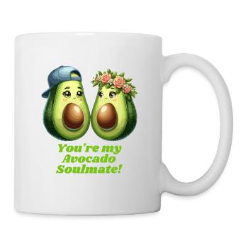 Avocat Couple Amour - Mug blanc - blanc - Droite