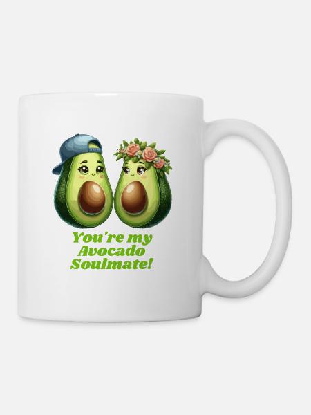 Avocat Couple Amour - Mug blanc - blanc