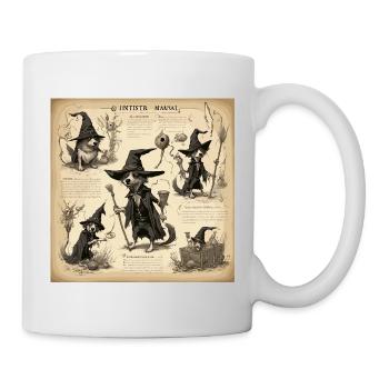 Witch's Handbook / Spellbook / Halloween / Autumn - Mug - white - Right