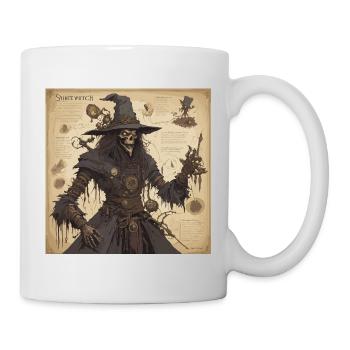 Manuel de la sorcière / grimoire / Halloween / automne - Mug blanc - blanc - Droite