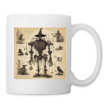 Witch's Handbook / Spellbook / Halloween / Autumn - Mug - white - Right