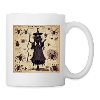 Witch's Handbook / Spellbook / Halloween / Autumn - Mug - white - Right