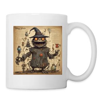 Witch's Handbook / Spellbook / Halloween / Autumn - Mug - white - Right