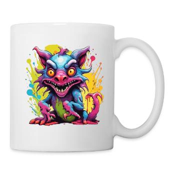 Chupacabra / Sucking Creature / Monster /Spain - Mug - white - Right