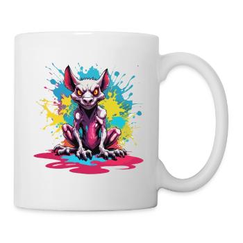 Chupacabra / Sucking Creature / Monster /Spain - Mug - white - Right