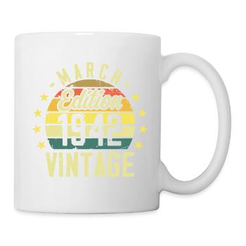 Vintage March 1942 Vintage Gift Anniversary 1942 - Mug - white - Right