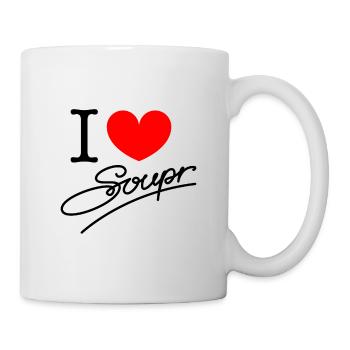 I Love Soupr - Mug - white - Right