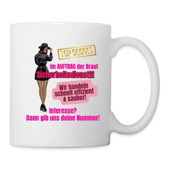 Enterrement de vie de garçon - Mug blanc - blanc - Droite