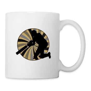 Joueur de cricket Équipe de cricket - Mug blanc - blanc - Droite
